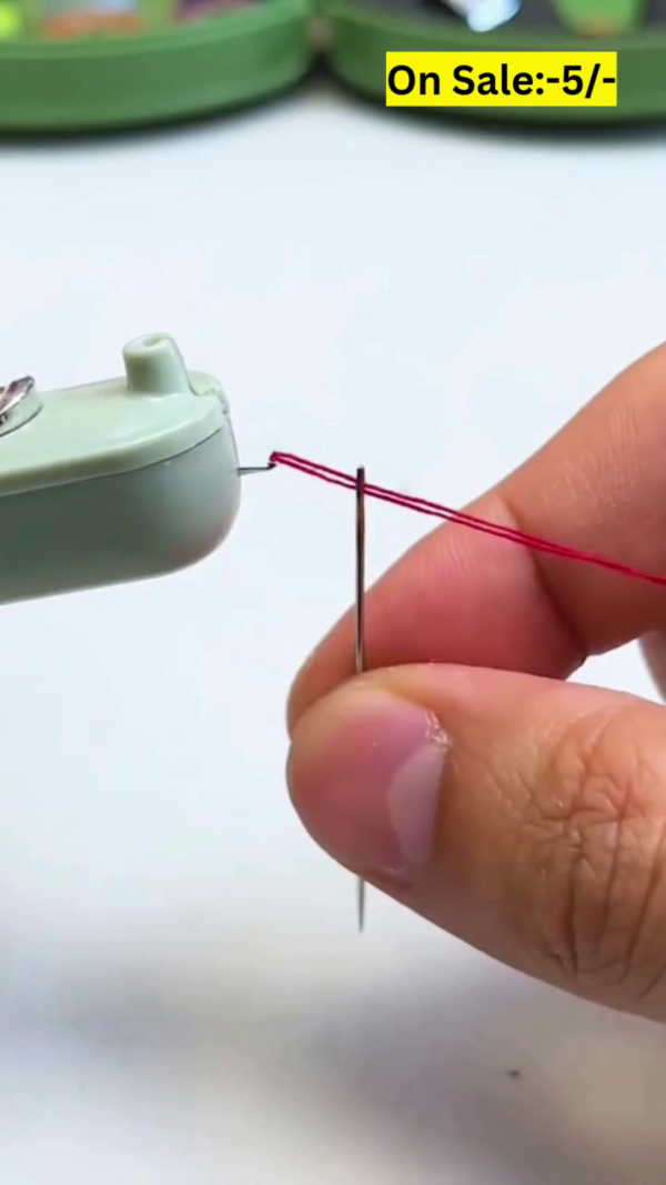 Compact Automatic Needle Threader – Effortlessly Thread Needles with Precision and Ease for All Your Sewing Projects - Image 3