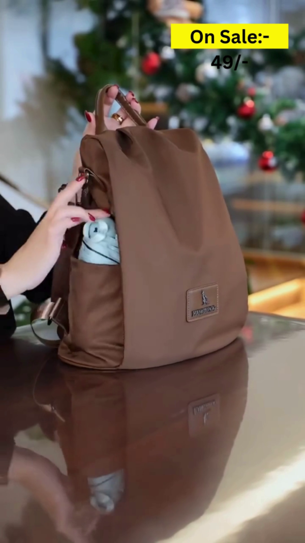 Multi-Functional Anti-Theft Backpack – Stylish and Spacious Travel Bag with Multiple Compartments, Durable Water-Resistant Material, Secure Zipper Closures, Adjustable Straps, and Sleek Modern Design for Everyday Use, Work, School, and Travel - Image 2