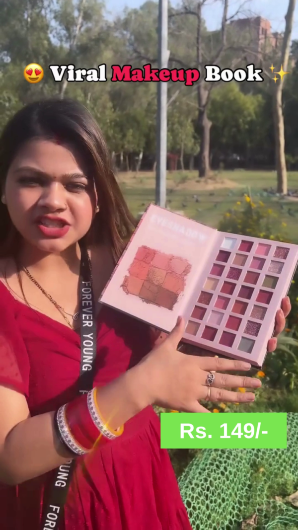 Ultimate All-in-One Viral Makeup Palette Featuring a Wide Range of Pigmented Eyeshadows, Radiant Highlighters, and Gorgeous Blush Shades to Create Stunning Looks for Every Occasion