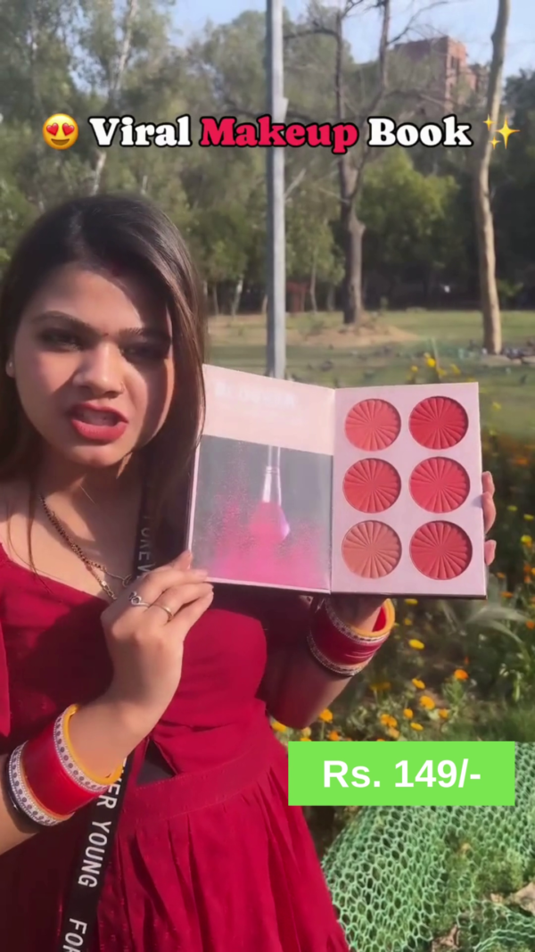 Ultimate All-in-One Viral Makeup Palette Featuring a Wide Range of Pigmented Eyeshadows, Radiant Highlighters, and Gorgeous Blush Shades to Create Stunning Looks for Every Occasion - Image 3