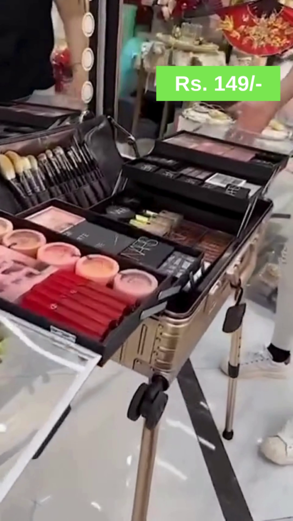Professional All-in-One Luxury Makeup Kit with High-Quality Brushes, Premium Cosmetics, and Stylish Portable Case for Beauty Enthusiasts and Makeup Artists - Image 2