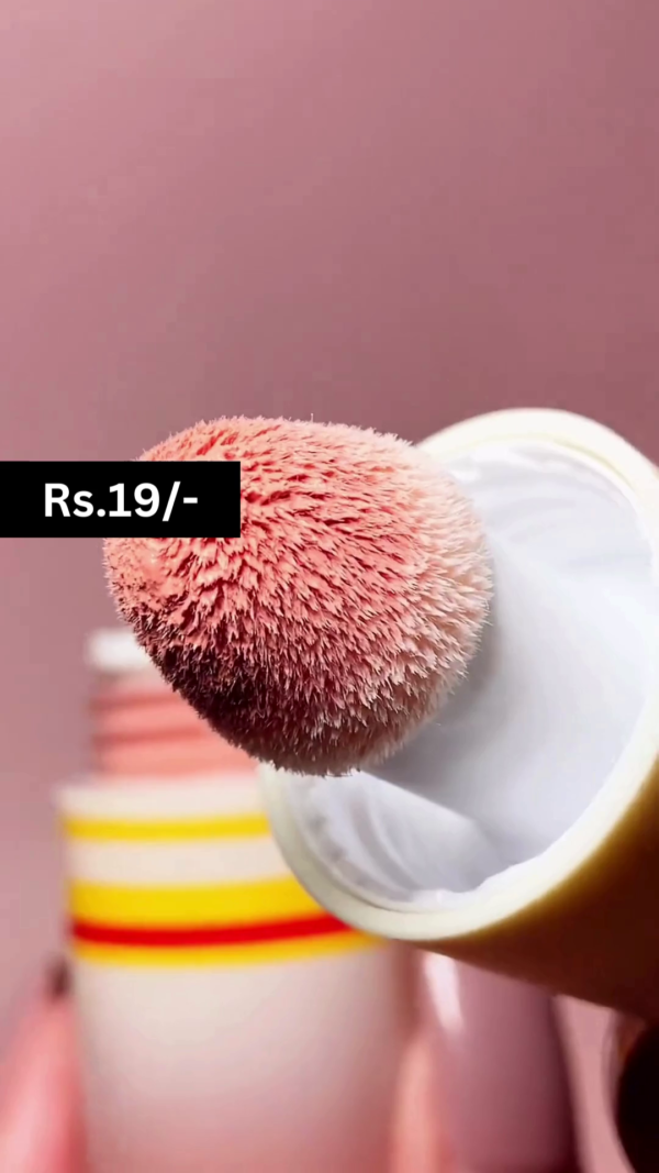 Multi-Functional Blush and Highlighter Stick with Convenient Built-In Soft Brush Applicator for Smooth, Effortless Application and a Radiant, Glowing Finish