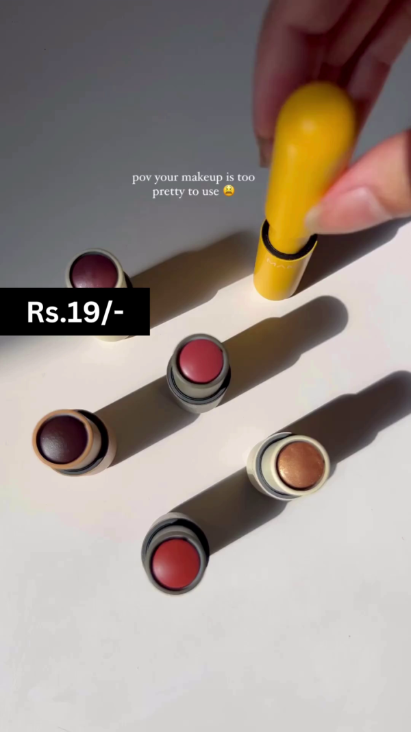 Aesthetic and Versatile Makeup Sticks in Chic Minimalist Packaging Designed to Elevate Your Beauty Routine with Style and Ease
