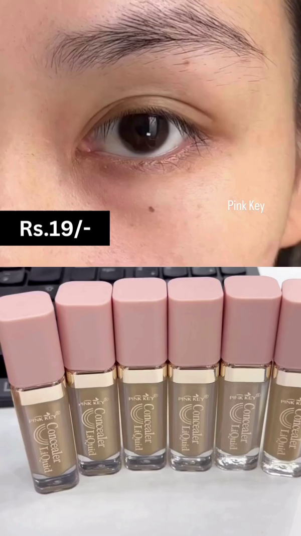 Full Coverage Liquid Concealer – Smooth Blendable Formula with Natural Finish for Dark Circles, Blemishes, and Imperfections – Long-Lasting Lightweight Makeup for All Skin Types