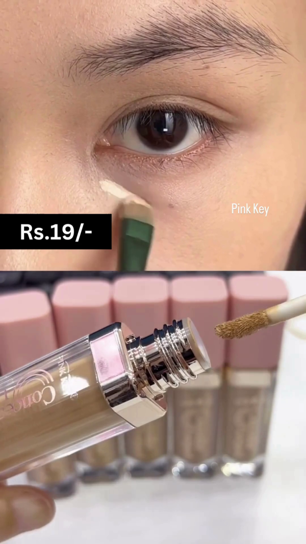 Full Coverage Liquid Concealer – Smooth Blendable Formula with Natural Finish for Dark Circles, Blemishes, and Imperfections – Long-Lasting Lightweight Makeup for All Skin Types - Image 2
