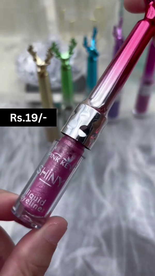Vibrant Multi-Color Shiny Liquid Eyeliner Set with Metallic Finish – Quick-Drying, Long-Lasting, and Smudge-Proof Formula for Bold and Creative Eye Looks