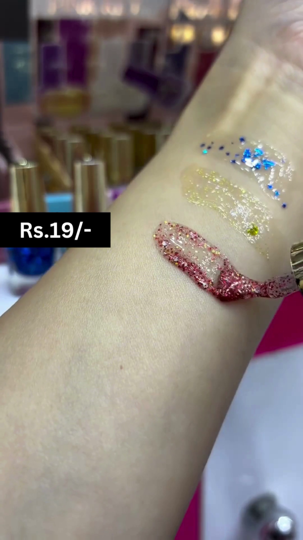 Glitter Nail Polish Collection with Vibrant, Sparkling Shades in Blue, Yellow, Red, and More for Bold, Shiny, and Eye-Catching Nails - Image 3
