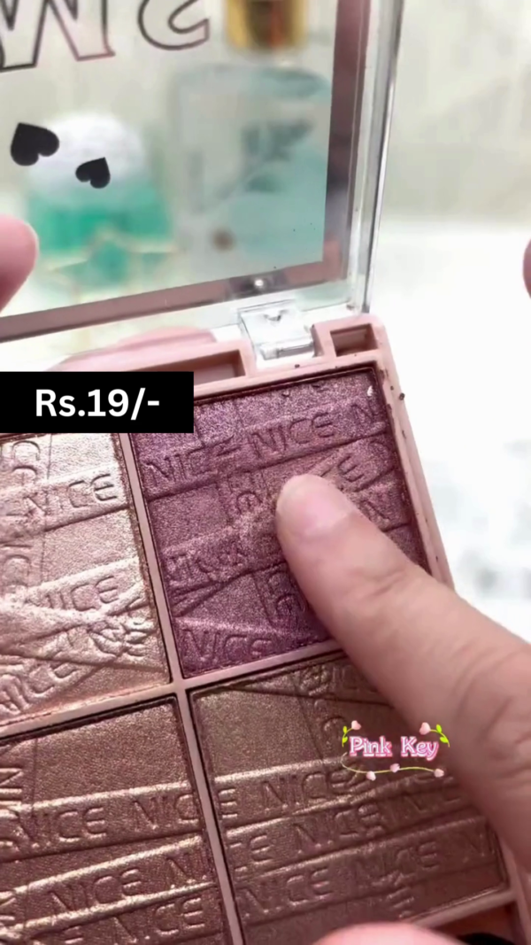 Eyeshadow Palette with Shimmering Metallic Shades for a Glowing Makeup Look - Perfect for Creating Stunning Eye Makeup Looks