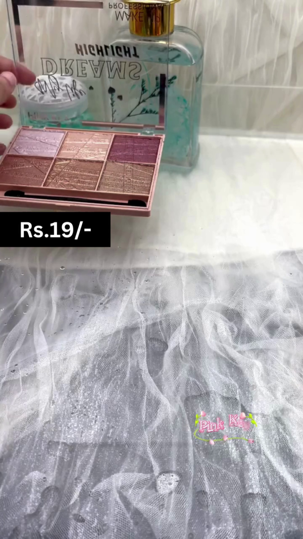 Eyeshadow Palette with Shimmering Metallic Shades for a Glowing Makeup Look - Perfect for Creating Stunning Eye Makeup Looks - Image 2