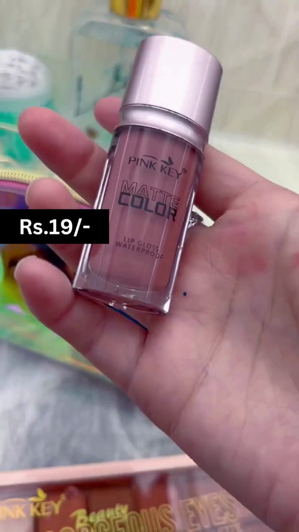 Waterproof Matte Lip Gloss with Rich Pigmentation for a Velvety, Long-Lasting Finish and Comfortable Wear