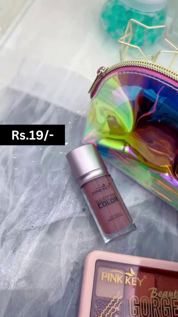 Waterproof Matte Lip Gloss with Rich Pigmentation for a Velvety, Long-Lasting Finish and Comfortable Wear - Image 2
