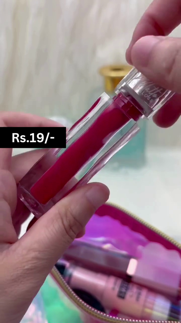 Pinkey Matte Lip Gloss – A High-Performance, Smooth-Finish Liquid Lipstick Offering Rich, Long-Lasting Color That Glides on Effortlessly, Delivers a Velvet Matte Finish, and Keeps Your Lips Soft and Hydrated for All-Day Wear Without Compromising Comfort or Style - Image 2