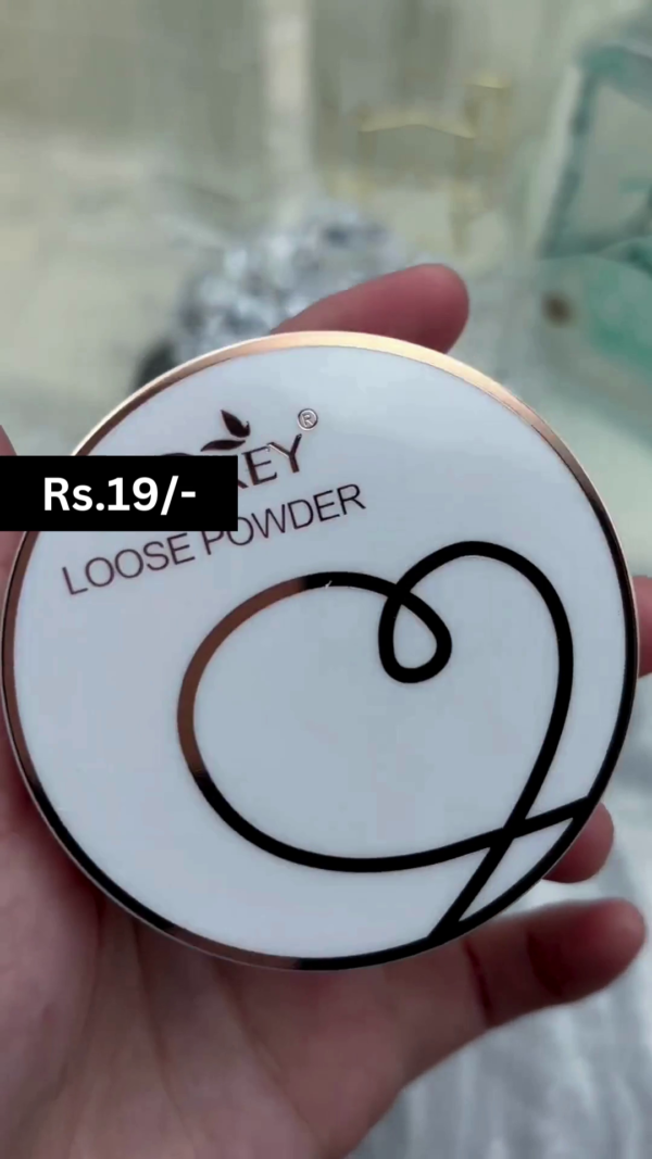 Loose Powder for a Flawless Matte Finish – Lightweight, Silky Texture with Soft Applicator Puff – Ideal for Setting Makeup and Controlling Shine – Compact and Travel-Friendly Packaging - Image 2