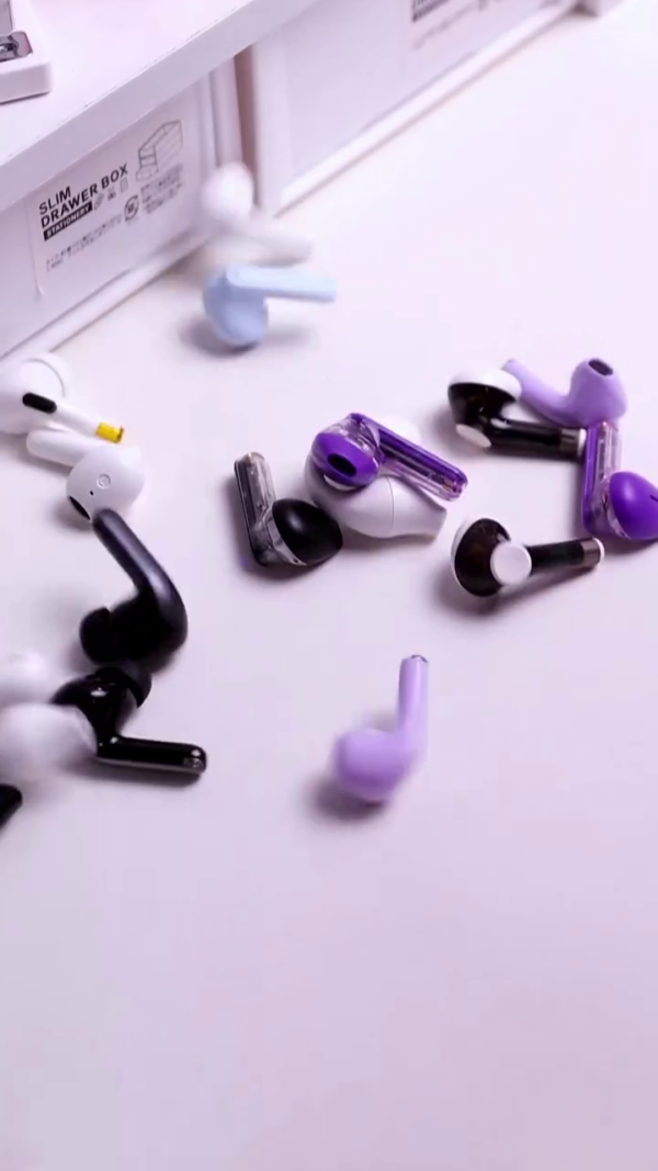 Colorful Transparent Wireless Bluetooth Earbuds with LED Display Charging Case – Stylish Touch Control Earphones with Deep Bass, Noise Reduction, and Universal Compatibility for iPhone, Android, and More – Available in Multiple Trendy Colors - Image 2