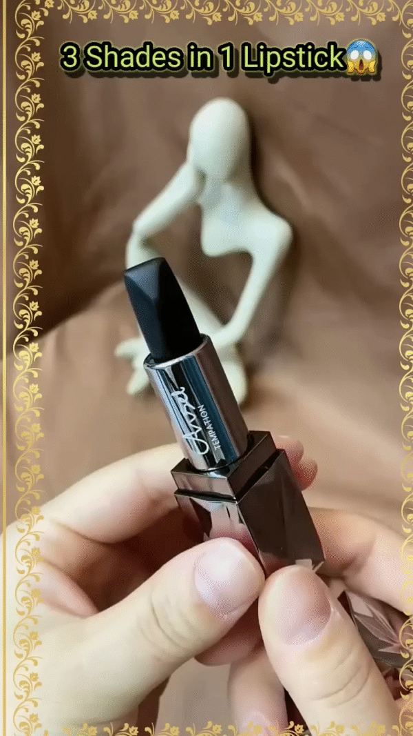 3-in-1 Lipstick: Three Stunning Shades in One Swipe