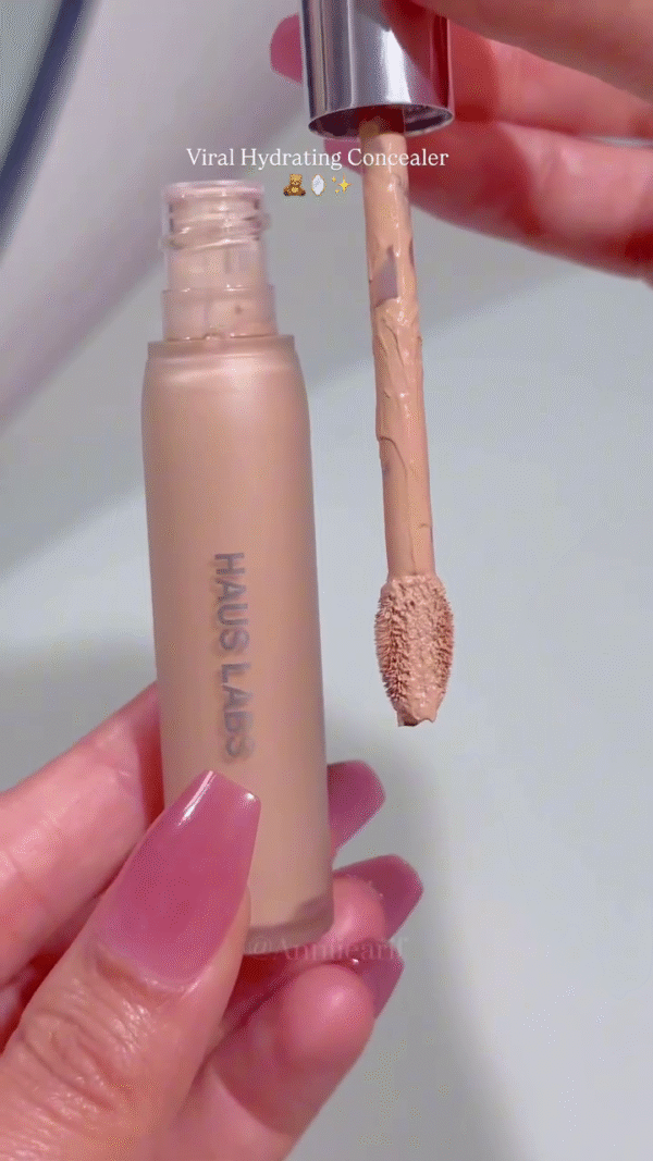 Haus Labs Viral Hydrating Concealer with a Hydrating Formula and Fluffy Applicator for a Smooth Finish! - Image 2