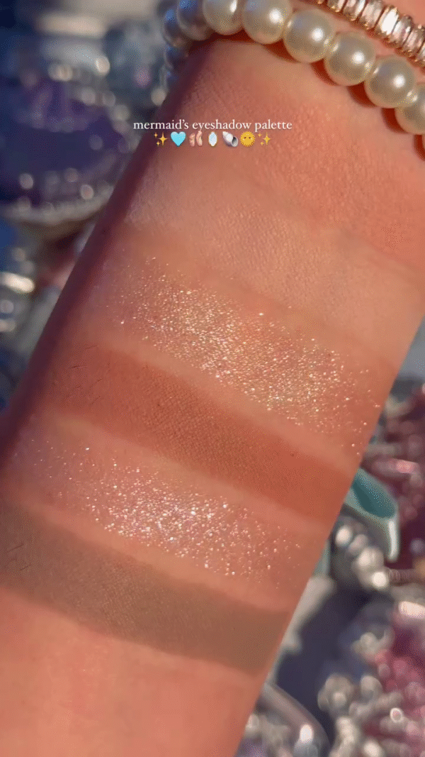 Eyeshadow Palette: A Beautiful Set of Soft, Shimmery Shades Inspired by the Ocean with Adorable Shell and Star Shapes - Image 2