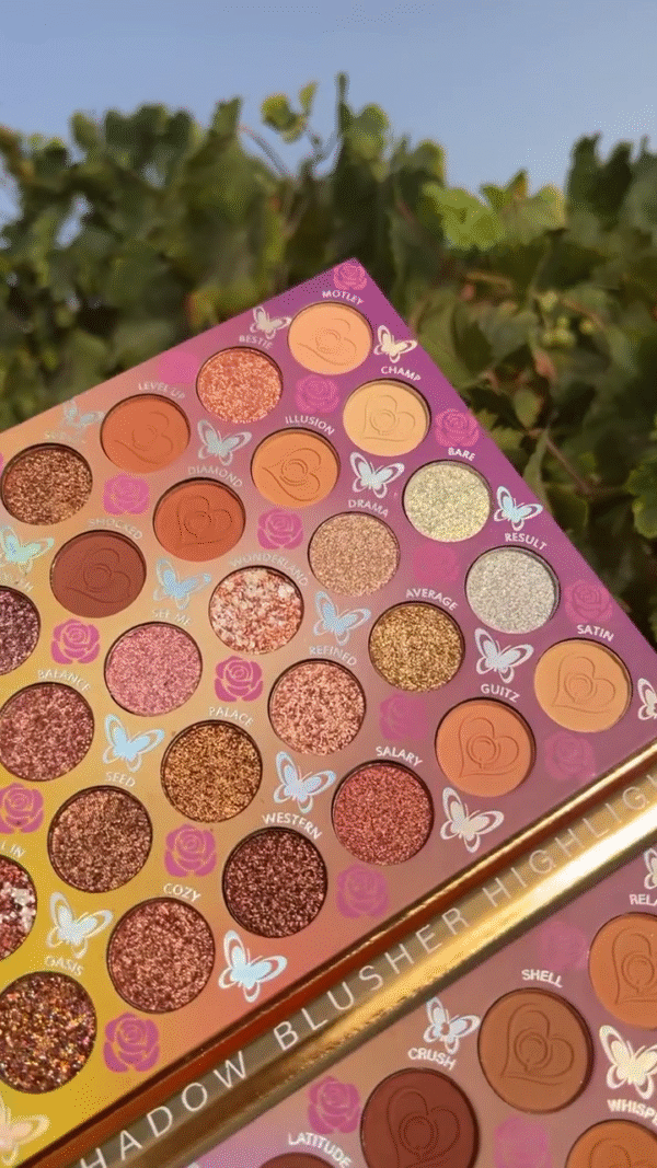 Vibrant Eyeshadow Palette with Stunning Glitter and Matte Shades - Image 3