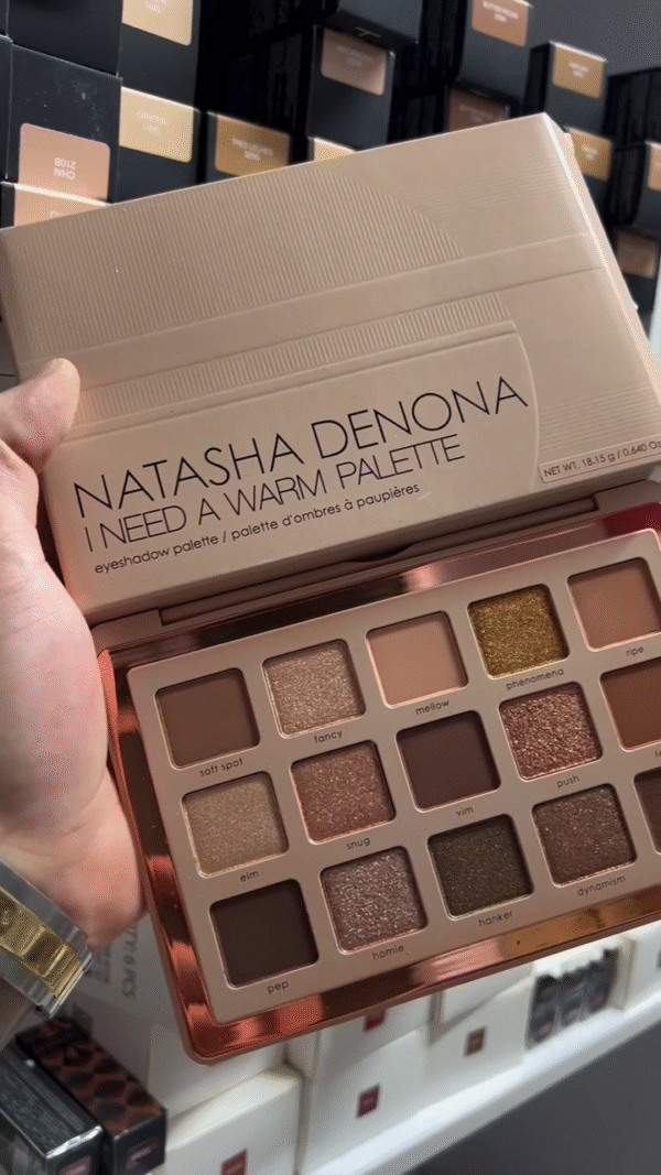 Warm-toned 15-Color Eyeshadow Palette with Rich Browns, Golds, and Matte Shades for Versatile Eye Looks - Image 2