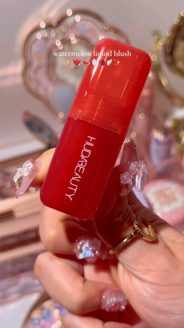 Huda Beauty Watermelon Liquid Blush – Fresh & Fruity Flush with a Radiant Finish