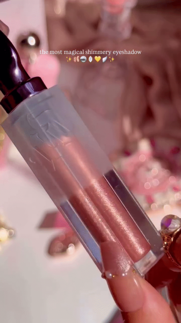 Magical Shimmery Liquid Eyeshadow – Stunning Rose Gold Shade with a Mesmerizing Sparkle for a Glamorous and Radiant Look
