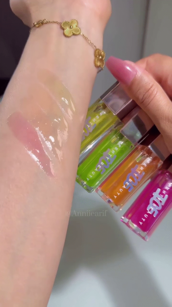 Fenty Beauty Gloss Bombs in Vibrant Shades: Yellow, Green, Orange, and Pink with a Gorgeous Glossy Finish! - Image 2