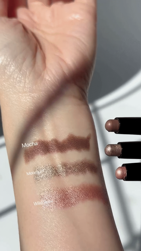 Set of Gorgeous Shimmering Lipsticks in Soft Brown and Metallic Shades for a Glamorous Look - Image 2