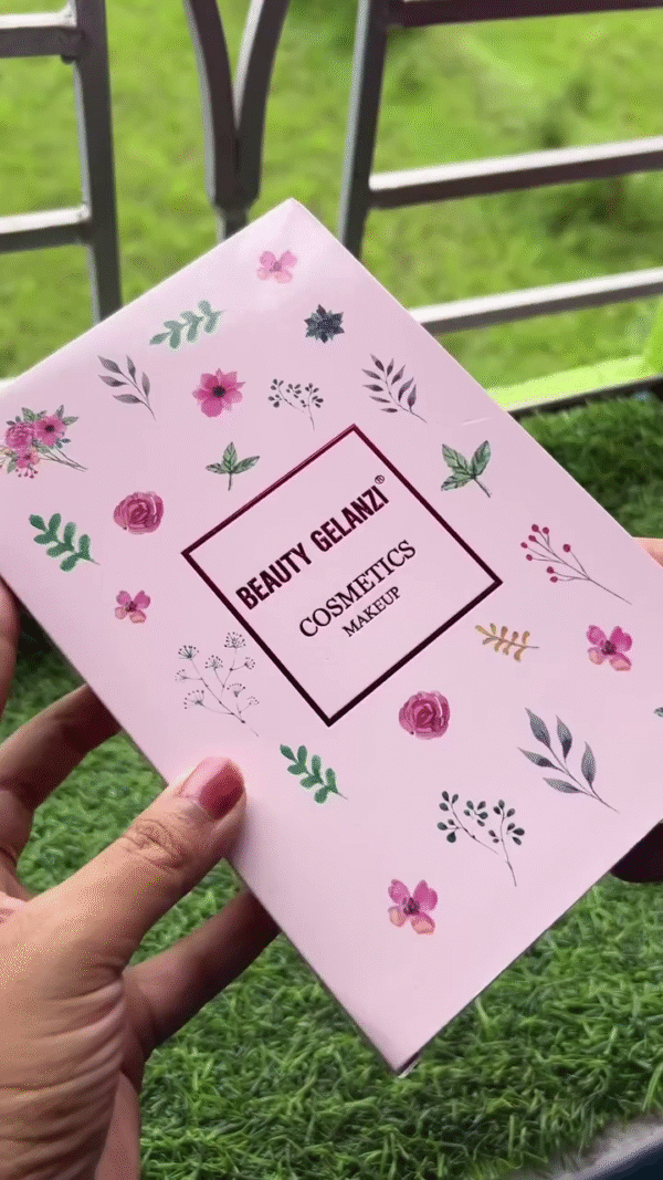 Multi-Functional Makeup Book – Complete Face and Eye Palette Featuring 24 Matte and Shimmer Eyeshadows, 6 Face Powders for Contour, Blush, and Highlight, Plus 3 Brow or Liner Shades