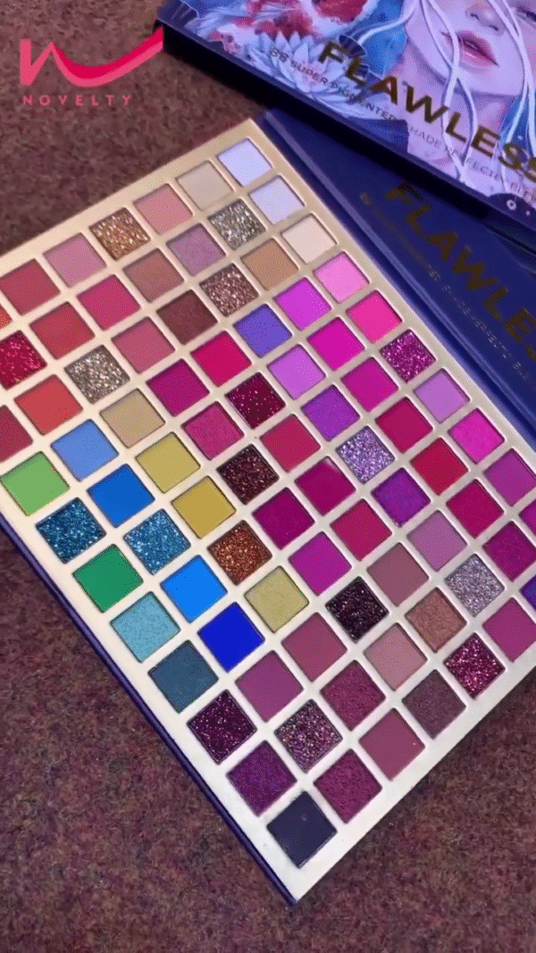 Flawless 96-Color Eyeshadow Palette – Bold Matte, Shimmer, and Glitter Shades in a Rainbow of Colors for Stunning, Creative Looks - Image 2