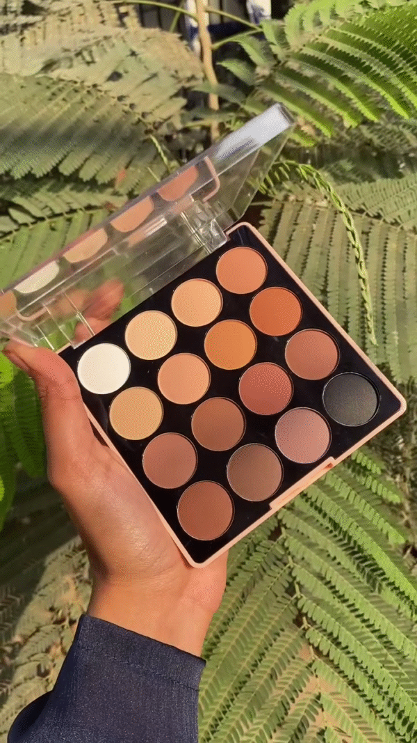 15 Color Neutral Matte Eyeshadow Palette – Versatile Shades for Everyday Natural and Smoky Eye Looks – Highly Pigmented, Blendable Formula - Image 2