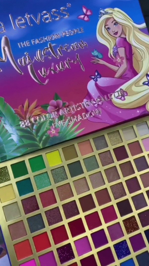 Mainstream Luxury 88 Color Artist Eyeshadow Palette with Vibrant Matte and Shimmer Shades for Stunning Eye Makeup Looks