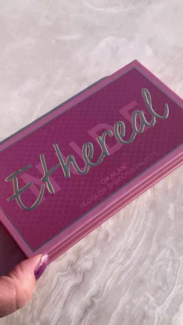 Vibrant 18-Pan Eyeshadow Palette – Rich Pinks, Reds, and Metallic Shimmers for Bold, Sultry, and Glamorous Eye Looks