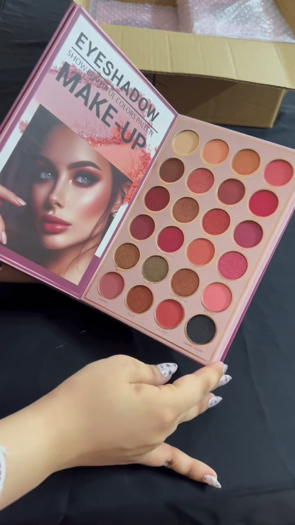 Makeup Book with 20 Stunning Eyeshadow Shades – Featuring a Variety of Matte, Shimmer, and Metallic Tones for Gorgeous Eye Makeup Looks - Image 2