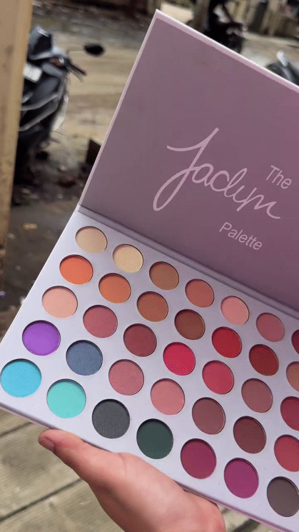 Jaclyn Hill Morphe Eyeshadow Palette – 35 Highly Pigmented Shades in Matte, Shimmer, and Metallic Finishes for Bold and Stunning Eye Looks - Image 2