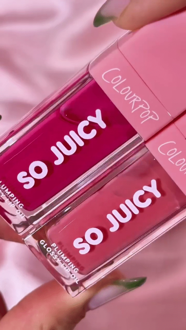 ColourPop So Juicy Plumping Glossy Lip Oil – Set of Two Vibrant Shades for Glossy, Plump, and Hydrated Lips
