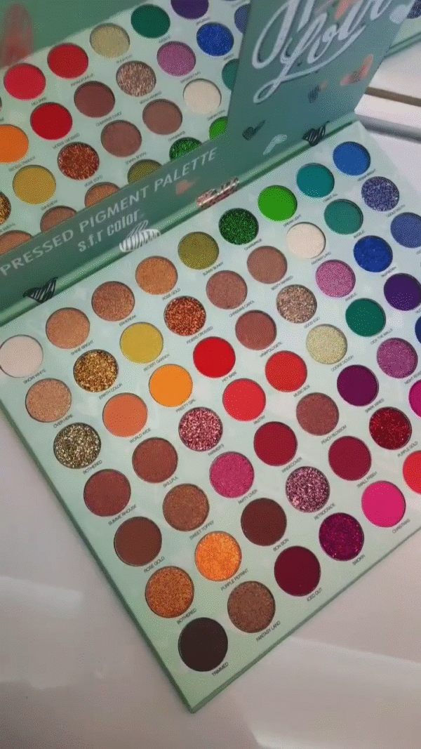 Pressed Pigment Eyeshadow Palette – 35 Stunning Shades in Matte, Glitter, and Metallic Finishes - Image 2