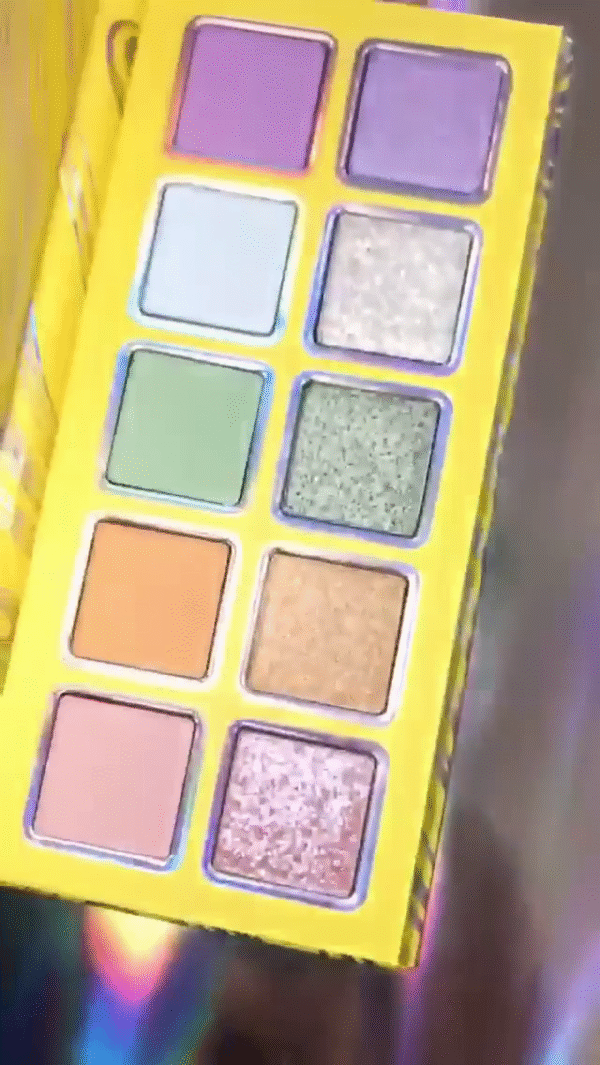 Citrus Eyeshadow Palette – 9 Fresh Shades in Matte and Sparkling Finishes for Playful and Colorful Eye Looks - Image 2