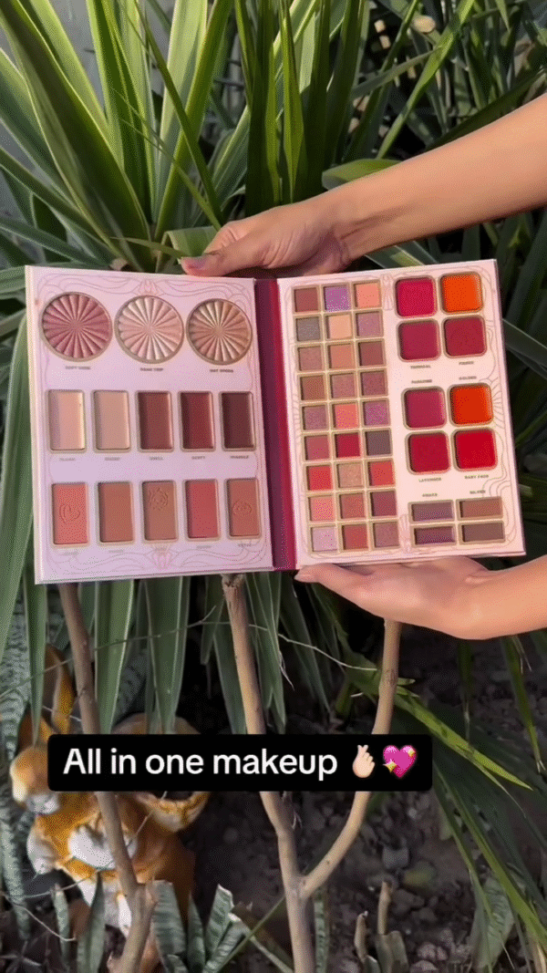 Ultimate All-in-One Makeup Palette with Eyeshadows, Highlighters, Blush, and Contour Shades – Complete Kit for Professional and Everyday Glam - Image 2