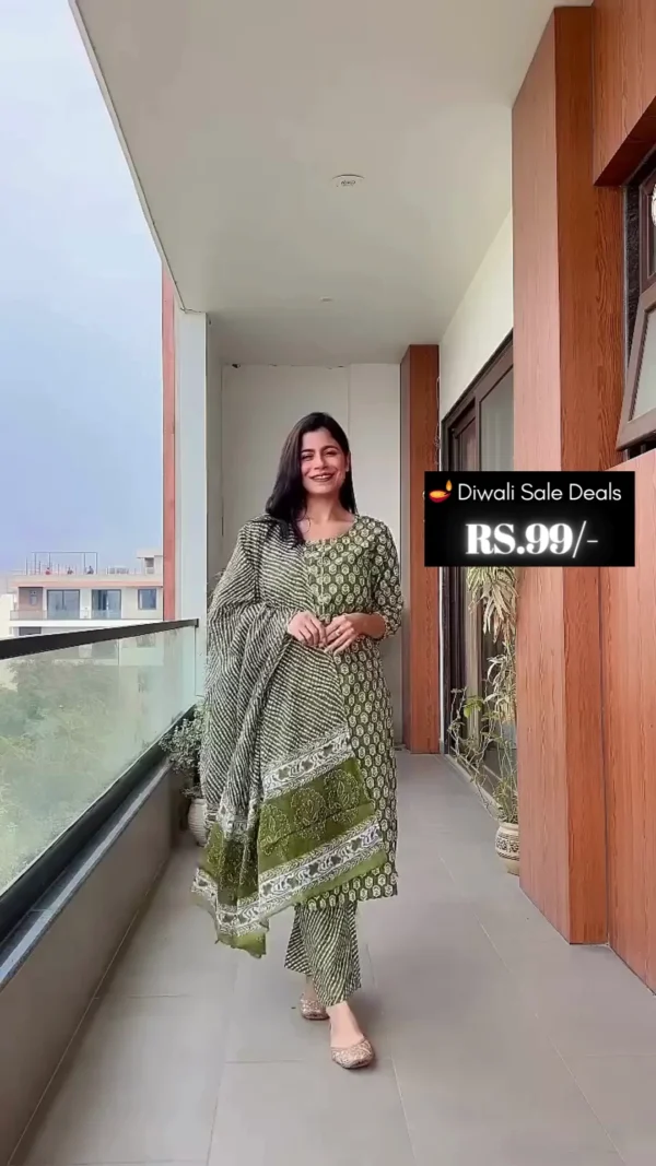 Trendy Ethnic Kurta Set for Women | Style 36 Version - Image 2