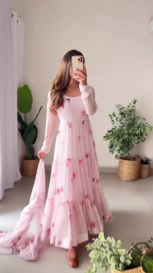 Party Wear Ethnic Dress for Women - Image 2