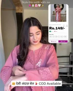 Beautiful Pink Kurti Pair for Women – Elegant, Comfortable, and Perfect for Every Occasion