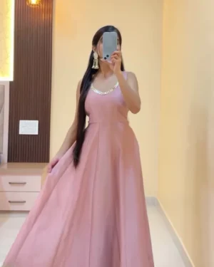 Pink Anarkali Dress for Women – Graceful, Stylish, and Perfect for Festive Occasions