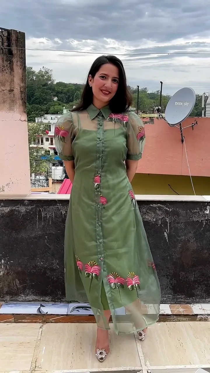 Elegant Green One Piece Dress for Women – Stylish, Comfortable & Perfect for Parties and Casual Outings