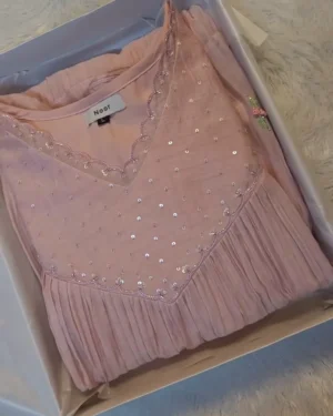 Light Pink Kurti for Women | Soft Solid Color Straight Kurta | Comfortable Daily & Office Ethnic Wear