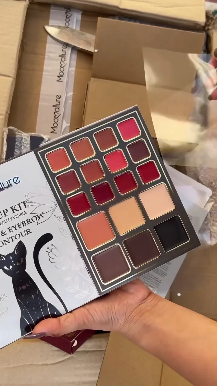 Professional Makeup Book for Women & Girls | Complete Beauty Guide with Eyeshadow, Contour, Blush & Lip Shades | All-in-One Makeup Palette Book for Daily Use, Bridal Makeup - Image 3