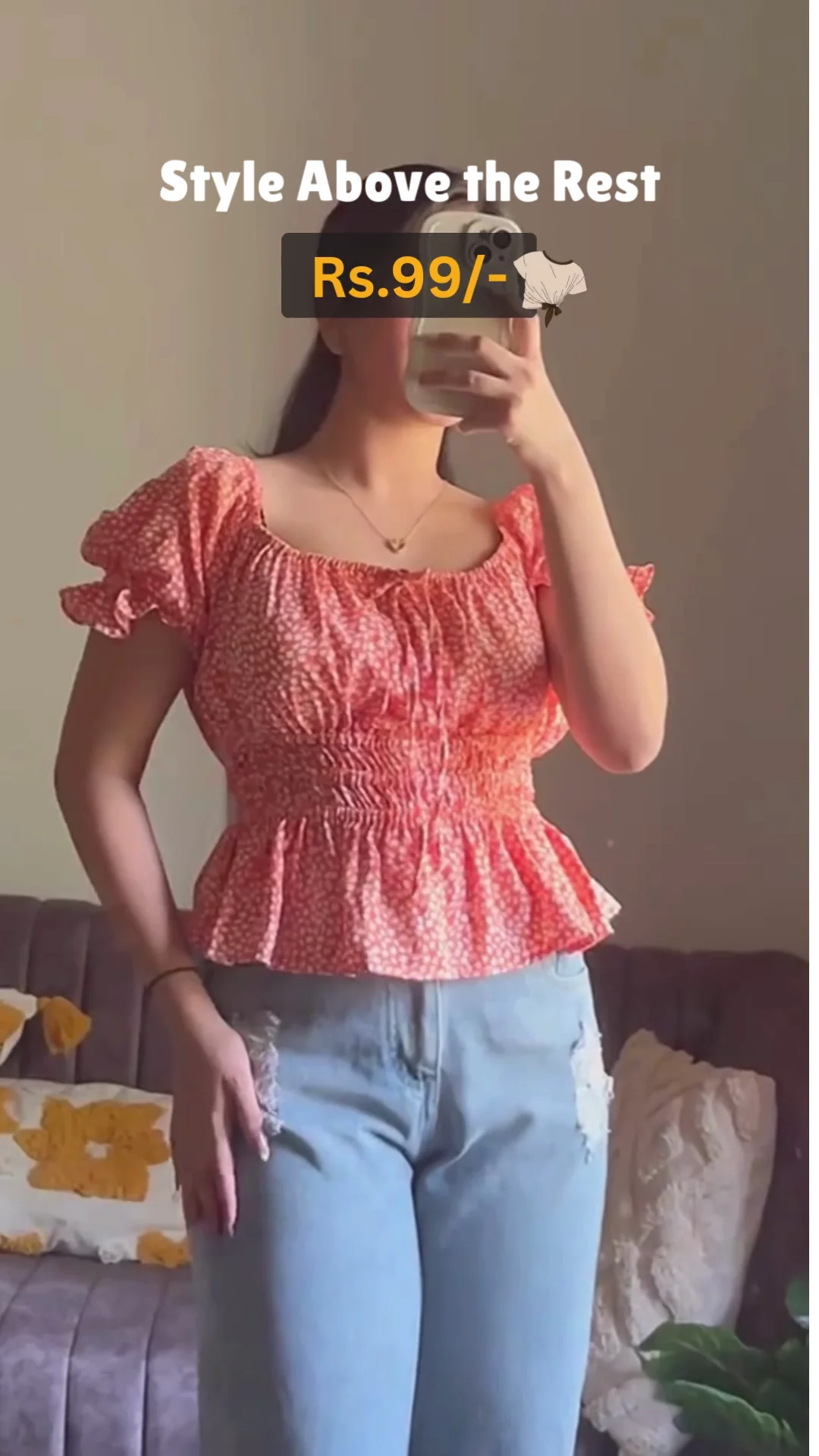 Trendy Women’s Short Top – Stylish Casual & Party Wear Crop-Length Top for Daily Use, College and Outings - Image 2