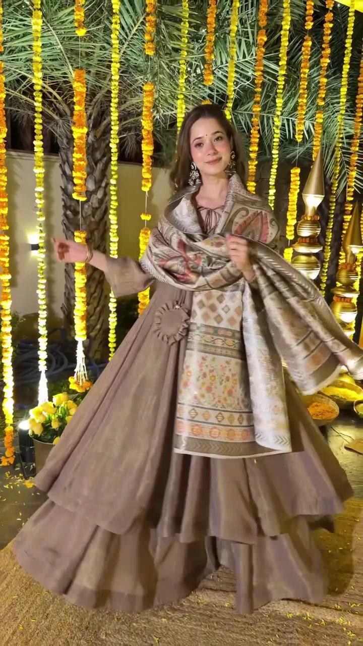 Women’s Graceful Anarkali Dress – Flared Ethnic Long Gown with Elegant Fit for Festive Wear, Weddings, and Special Occasions