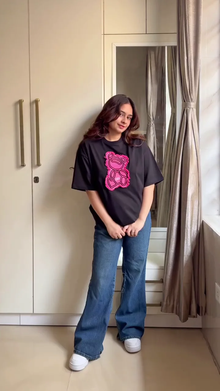 Trendy Oversize Top for Women | Stylish Loose Fit Oversized Top | Comfortable Casual Wear Top for Daily Wear, College & Outings - Image 2