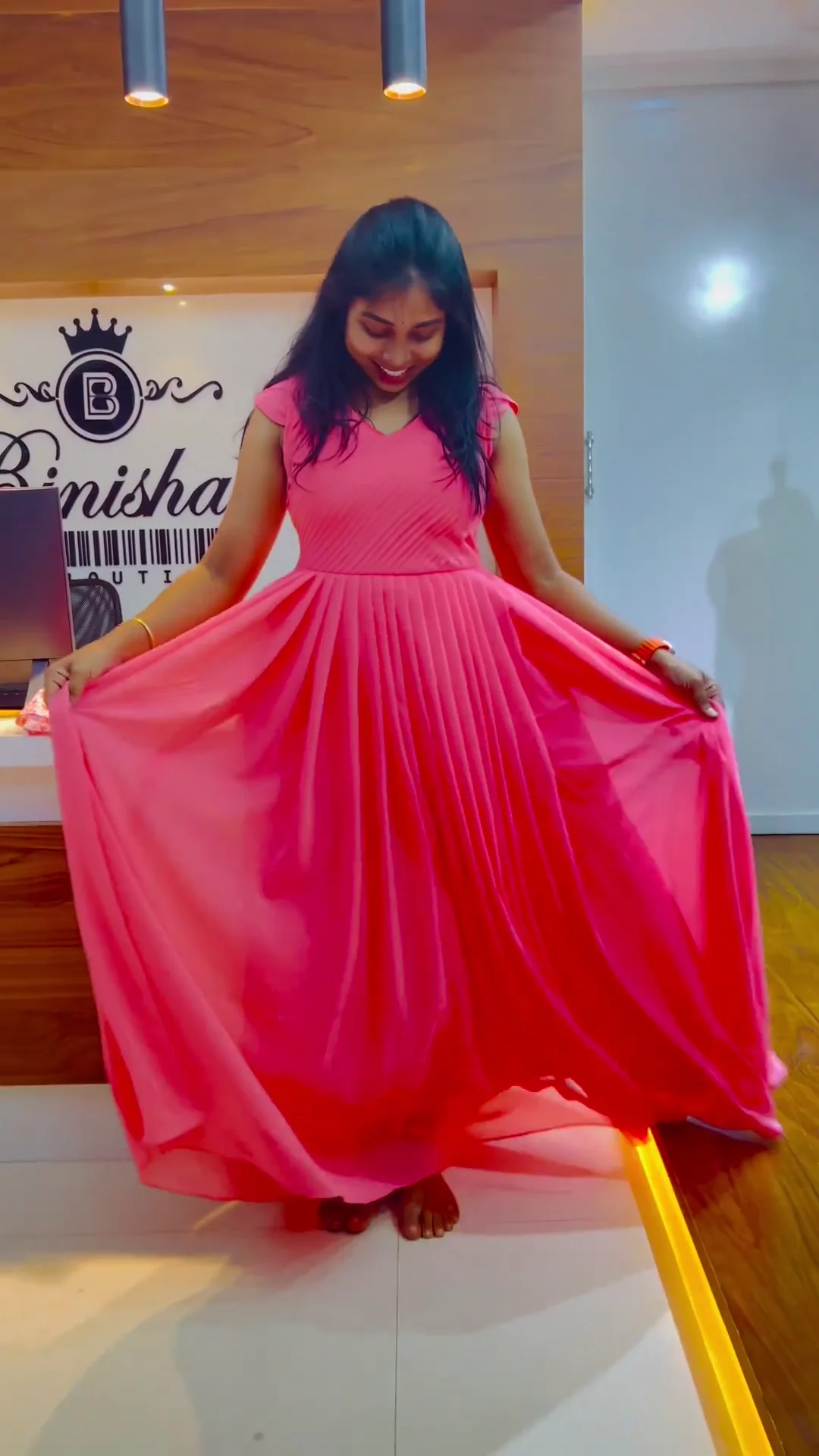 Sun-Drenched Three-Piece Salwar Suit with Intricate Cutwork Lace and Artistic Pintuck Detailing